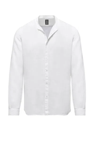 Bomboogie Shirts Man  Sm6401 ? Li2 00 Optic White