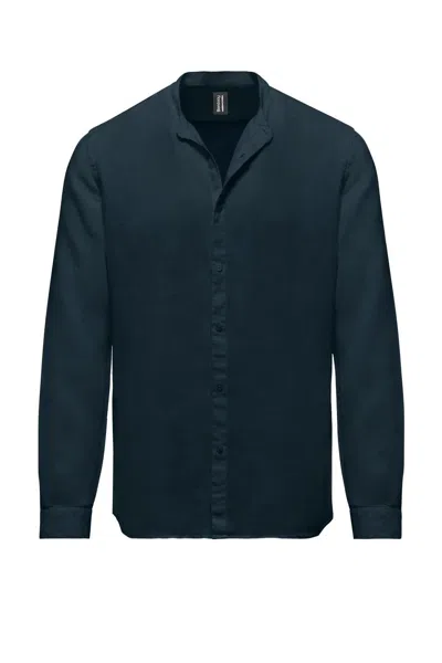 Bomboogie Shirts Man  Sm6401 ? Li2 20 Navy Blue