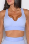 Bombshell Sportswear Bombshell Active Bra In Blue