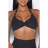 Bombshell Sportswear Butterfly Sports Bra In Black
