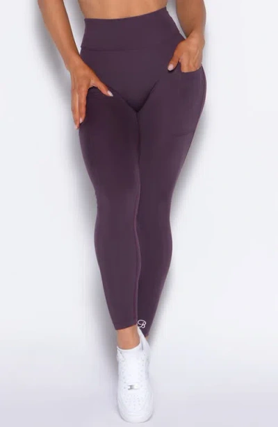Bombshell Sportswear Define Leggings In Purple