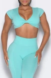 Bombshell Sportswear Fab Bust Bra In Green