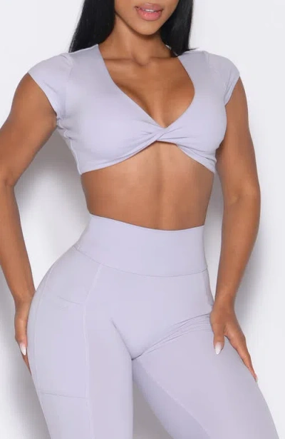 Bombshell Sportswear Fab Bust Bra In Purple