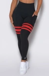 Bombshell Sportswear Scrunch Thigh Highs In Black
