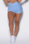 Bombshell Sportswear Tiny Waist Shorts In Purple