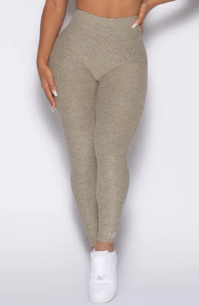 Bombshell Sportswear V Butt Lift Leggings In Brown