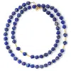 Bombyx House Women's Blue / Purple Lapis Lazuli Beaded Long Necklace In Multi