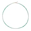 Bombyx House Women's Gold / Green Ombre Light Emerald Necklace Gold In Green