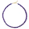 Bombyx House Women's Gold / Purple Purple Amethyst Necklace In Purple