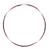 Bombyx House Women's Gold / Red Birthstone July Ruby Ombre Necklace Gold In Brown