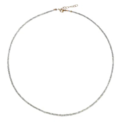 Bombyx House Women's Grey Gray Diamond Necklace