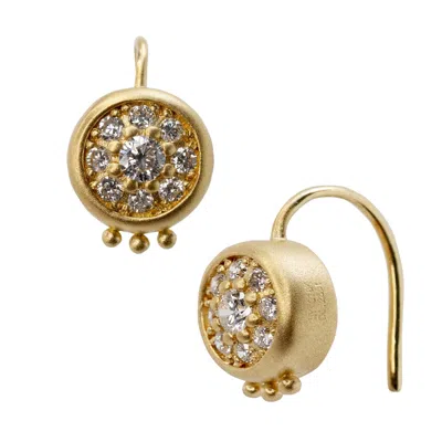 Bombyx House Women's Muse Gold Diamond Hook Earring