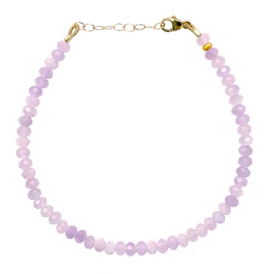 Bombyx House Women's Purple Kunzite Bracelet Gold