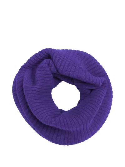 Bompard Andréa Ribbed-knit Cashmere Snood In Yellow