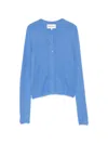 Bompard Buttoned Cardigan In Blue