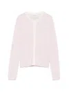 Bompard Buttoned Cardigan In Pink