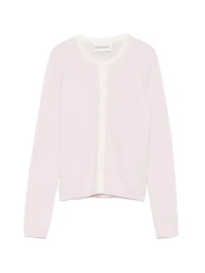 Bompard Buttoned Cardigan In Pink
