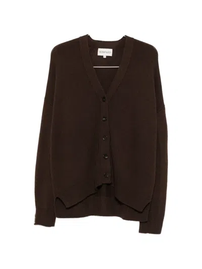 Bompard Button-up Cardigan In Brown