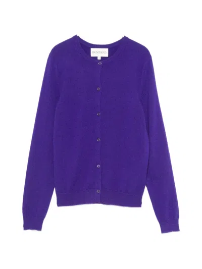 Bompard Button-up Cashmere Cardigan In Blue