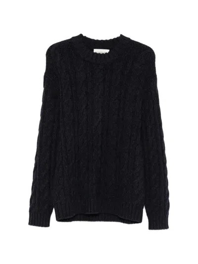 Bompard Cable-knit Cashmere Sweater In Black