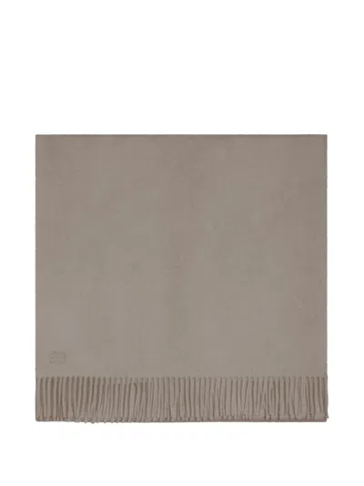 Bompard Cali Cashmere Fringed Scarf In Brown