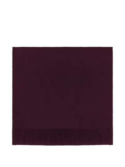 Bompard Cali Cashmere Fringed Scarf In Burgundy