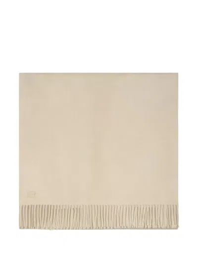 Bompard Cali Cashmere Fringed Scarf In Neutral