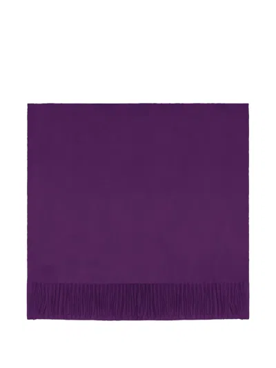 Bompard Cali Fringed Cashmere Scarf In Red