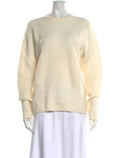 Pre-owned Bompard Cashmere Crew Neck Sweater In Neutrals