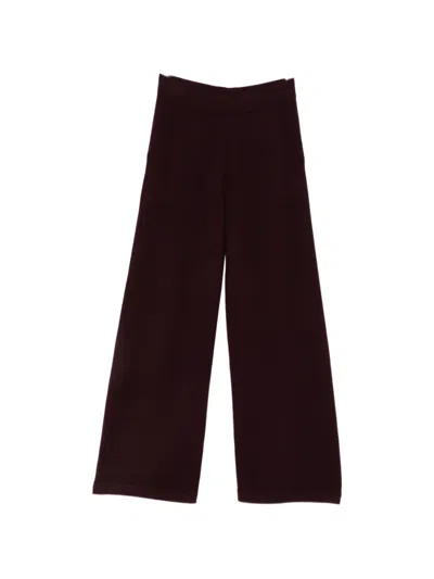 Bompard Cashmere Palazzo Pants In Red