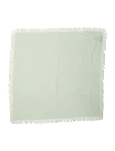 Pre-owned Bompard Cashmere Scarf In Black/green