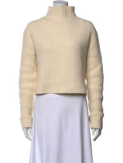 Pre-owned Bompard Cashmere Turtleneck Sweater In Neutral