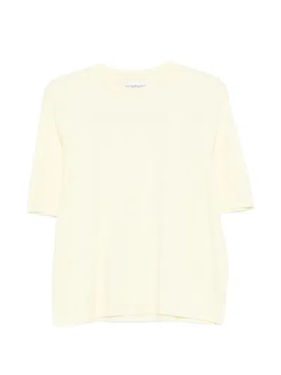 Bompard Crew-neck Short-sleeve Top In White