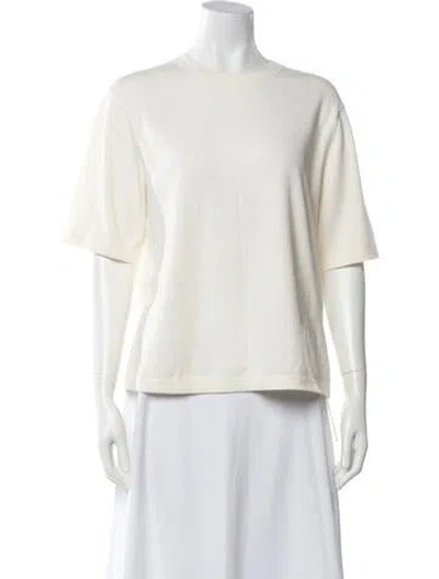 Pre-owned Bompard Crew Neck Short Sleeve T-shirt W/ Tags In Neutrals