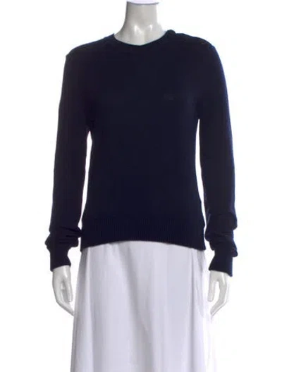 Pre-owned Bompard Crew Neck Sweater In Blue