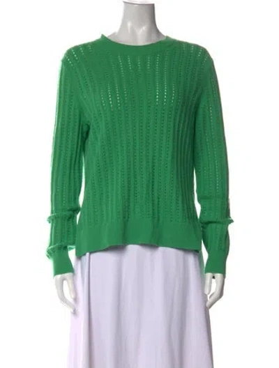 Pre-owned Bompard Crew Neck Sweater In Green