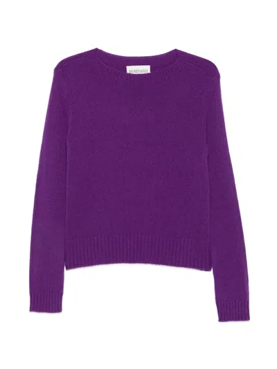 Bompard Crew-neck Sweater In Purple