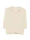 Bompard Embroidered-logo T-shirt In Neutral