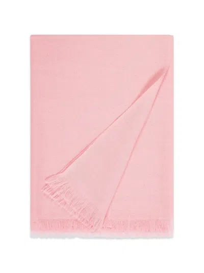 Bompard Fringed Scarf In Pink