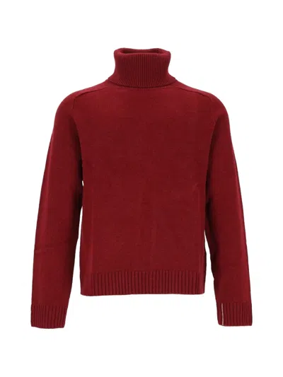 Bompard High-neck Sweater In Red