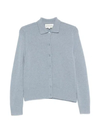 Bompard Links-stitch Cashmere Cardigan In Blue