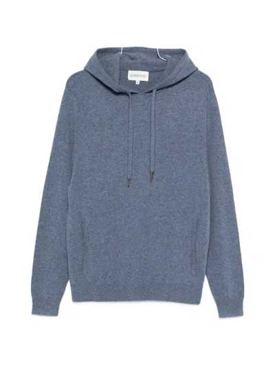 Bompard Long-sleeve Drawstring Hoodie In Blue