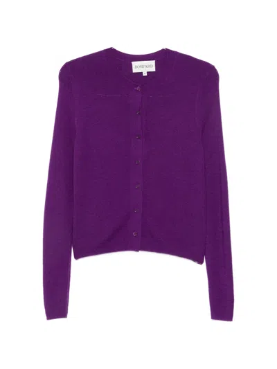 Bompard Long-sleeves Cardigan In Purple