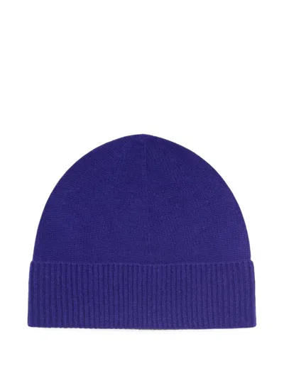 Bompard Origines Cashmere Beanie Hat In Blue