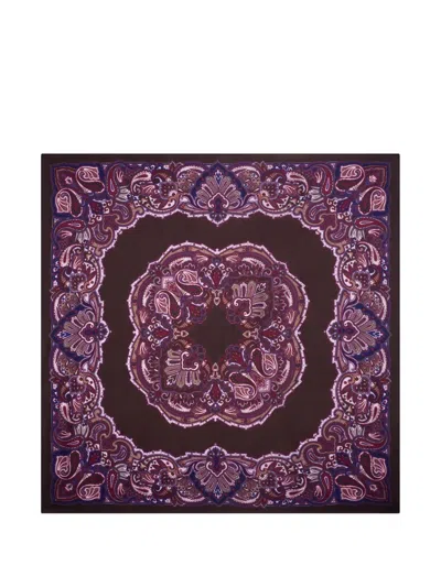 Bompard Paisley-print Square Scarf In Multi