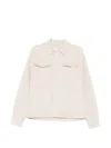 Bompard Patch-pocket Double-sided Jacket In Neutral