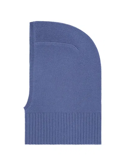 Bompard Ribbed Hood In Blue