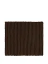 Bompard Ribbed Snood In Brown