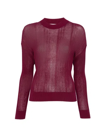 Bompard Round-neck Jumper In Red