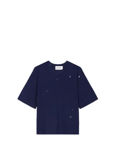 Bompard Round-neck T-shirt In Blue